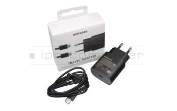 EP-TA800XBEGWW original Samsung chargeur USB-C 25 watts EU wallplug incl. cordon secteur