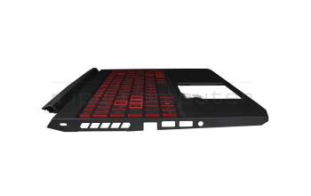 ET3AU000100QSD1 original Acer clavier incl. topcase DE (allemand) noir/rouge/noir avec rétro-éclairage
