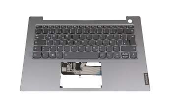 FA27B000300 original Lenovo clavier incl. topcase DE (allemand) gris/argent