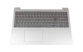 FRU5CB0R16743 original Lenovo clavier incl. topcase DE (allemand) gris/argent avec rétro-éclairage
