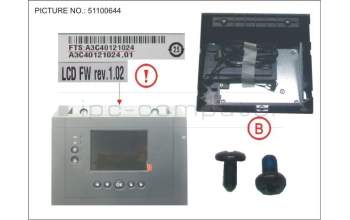 Fujitsu PY BX400 LCD UNIT FLOORSTAND pour Fujitsu Primergy BX400 S1