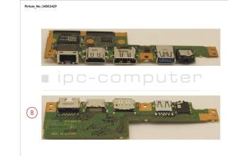 Fujitsu SUB BOARD, AUDIO/USB/LAN pour Fujitsu LifeBook U757