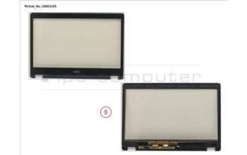 Fujitsu LCD FRONT COVER ASSY FOR TOUCH MODEL pour Fujitsu LifeBook U747