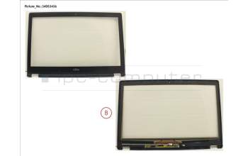 Fujitsu LCD FRONT COVER ASSY FOR TOUCH MODEL pour Fujitsu LifeBook U757