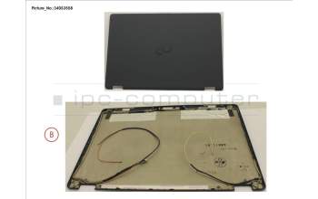 Fujitsu LCD BACK COVER ASSY (HD) W/O CAM W/ MIC pour Fujitsu LifeBook U727