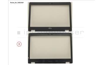 Fujitsu LCD FRONT COVER (FOR HD W/ CAM/MIC) pour Fujitsu LifeBook U727