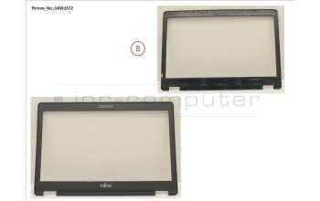 Fujitsu LCD FRONT COVER (FOR HD W/ MIC) pour Fujitsu LifeBook U727