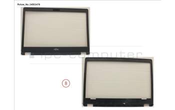 Fujitsu LCD FRONT COVER (FOR MIC) pour Fujitsu LifeBook U747