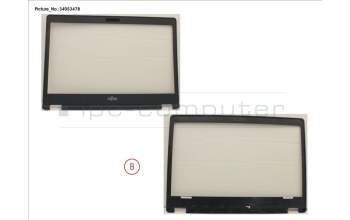 Fujitsu FUJ:CP732756-XX LCD FRONT COVER (FOR MIC)