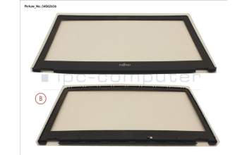 Fujitsu LCD FRONT COVER (W/O CAM/MIC) pour Fujitsu LifeBook U757