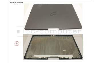 Fujitsu LCD BACK COVER (W/ CAM,MIC) pour Fujitsu LifeBook T937