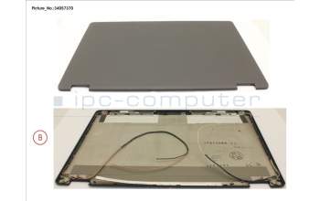 Fujitsu LCD BACK COVER ASSY (FHD) W/O CAM/MIC pour Fujitsu LifeBook U727