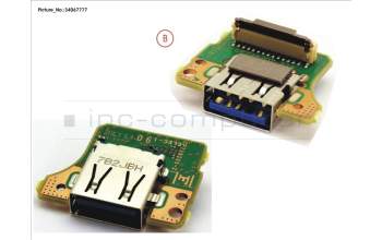 Fujitsu SUB BOARD, USB pour Fujitsu LifeBook S938