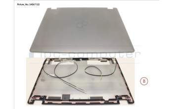 Fujitsu FUJ:CP753828-XX LCD BACK COVER ASSY(FHD FOR WWAN)