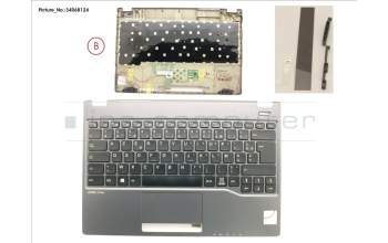 Fujitsu FUJ:CP753997-XX UPPER ASSY INCL. KEYBOARD FRANCE