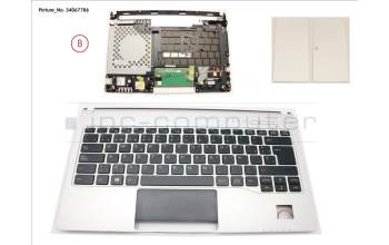 Fujitsu FUJ:CP755425-XX UPPER ASSY INCL. KEYBOARD SPAIN