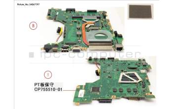 Fujitsu MAINBOARD ASSY I5 8250U pour Fujitsu LifeBook S938