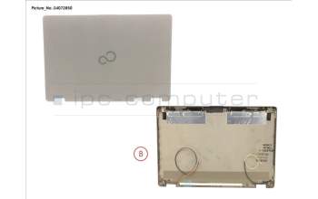 Fujitsu LCD BACK COVER ASSY (FHD) W/O CAM/MIC pour Fujitsu LifeBook U727