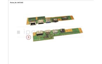 Fujitsu FUJ:CP776232-XX SUB BOARD, AUDIO/USB/LAN