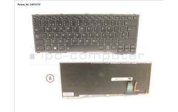 Fujitsu FUJ:CP776451-XX KEYBOARD W/ BL SPAIN