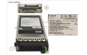 Fujitsu FUJ:JX42SSD4003DWPD JX40 S2 MLC SSD 400GB 3DWPD SPARE