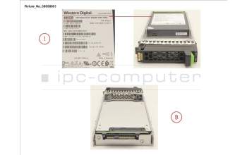 Fujitsu FUJ:JX42SSD480-1B JX40 S2 MLC SSD 480GB 1DWPD SPARE