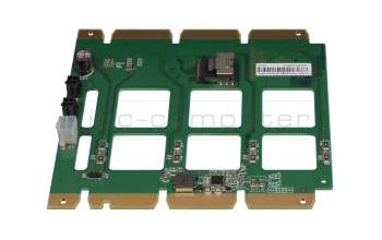 Fujitsu 704559042.06GA original Serveur pièces de rechange HDD-Backplate Platine (incl. cable) utilisé