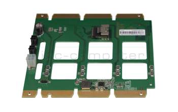 Fujitsu A3C40089197 original Serveur pièces de rechange HDD-Backplate Platine (incl. cable) utilisé