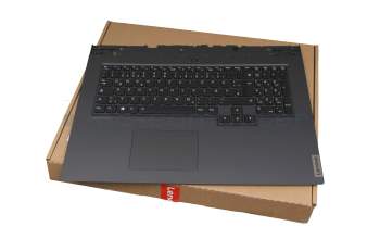 GY7510 ANT ASSY original Lenovo clavier incl. topcase DE (allemand) noir/noir avec rétro-éclairage