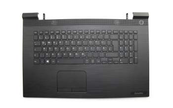 H000085320 original Toshiba clavier incl. topcase DE (allemand) noir/noir