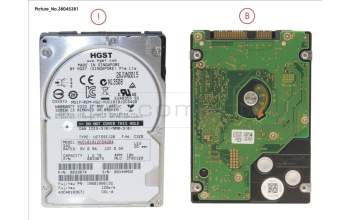 Fujitsu HDD SAS 12G 1.2TB 10K 512E SFF 2.5\' pour Fujitsu Celsius C780