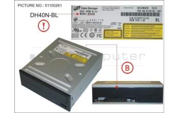 Fujitsu HIT:DH40N-BL SATA DVD-ROM BL