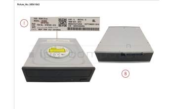 Fujitsu SATA DVD-ROM HH BL pour Fujitsu Primergy TX2540 M1
