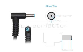 HP AiO 27-cr0000 original Chargeur 90 watts arrondie