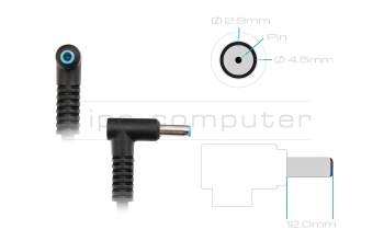 HP Elite x2 1012 G2 original Chargeur 120 watts mince
