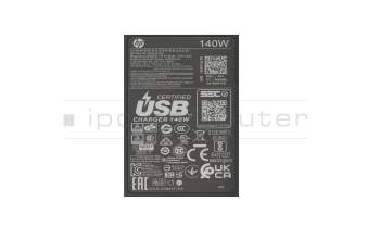 HP Omen Max 16-ah0000 original Chargeur USB-C 140 watts arrondie