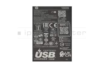 HP Spectre x360 16-aa0 original Chargeur USB-C 100 watts arrondie