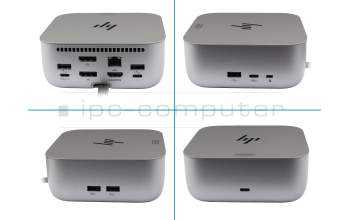 HP Thunderbolt 4 Ultra 280W G6 Dock Thunderbolt 4 réplicateur de port incl. 330W chargeur pour HP EliteBook 8 G1i 13