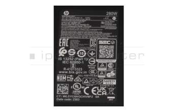 HP ZBook Power G11 original Chargeur 280 watts mince