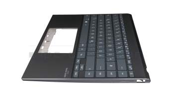 HQ21013183007 original Asus clavier incl. topcase DE (allemand) noir/noir avec rétro-éclairage