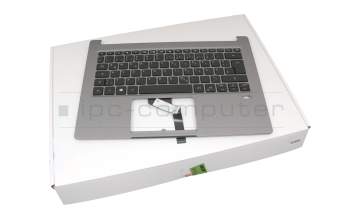 HQ21014297007 original Acer clavier incl. topcase DE (allemand) noir/gris avec rétro-éclairage