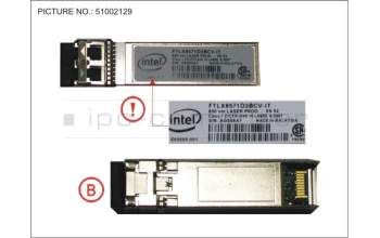 Fujitsu SFP+ MODULE MMF 10GBE LC pour Fujitsu Primergy RX1330 M3