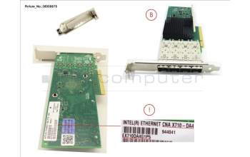 Fujitsu X710-DA4 4X10GB SFP pour Fujitsu Primergy CX2550 M6