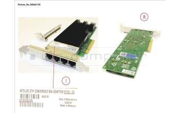 Fujitsu X710-T4 4X10GBASE-T pour Fujitsu Primergy CX2570 M5