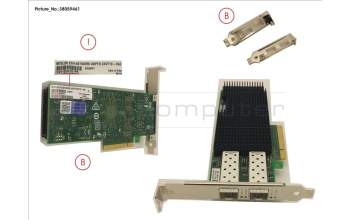 Fujitsu XXV710-DA2 2X25GB SFP+ pour Fujitsu Primergy RX2540 M5