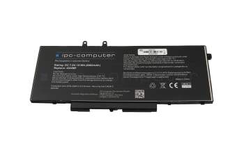 IPC-Computer batterie (4 cellules) compatible avec Dell 05H46R à 61Wh