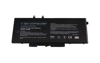 IPC-Computer batterie (4 cellules) compatible avec Dell 4GVMP à 61Wh