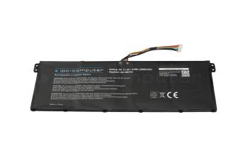 IPC-Computer batterie 11.4V (Type AC14B18J) compatible avec Acer KT.00303.015 à 41Wh