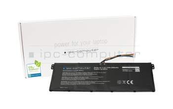 IPC-Computer batterie 11.4V (Type AC14B18J) compatible avec Acer KT.00303.016 à 41Wh