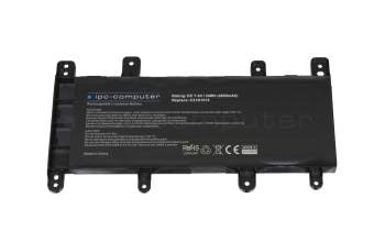IPC-Computer batterie 34Wh compatible avec Asus F756UA